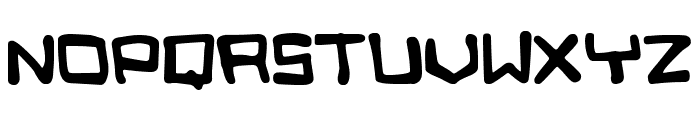 Digital Squiggle Font UPPERCASE
