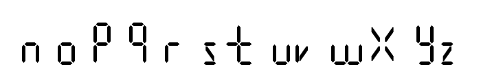 .Digital iPhone Light Font LOWERCASE
