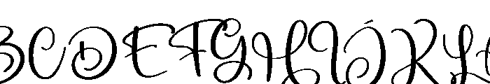 Digital1 Font UPPERCASE