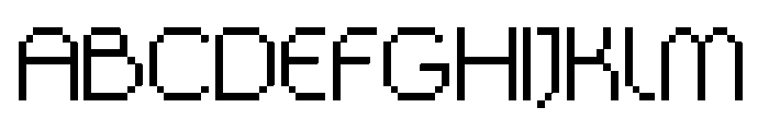 DigitalDisco-Thin Font UPPERCASE