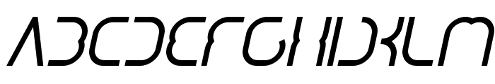 DigitalManBoldItalic-BoldItalic Font UPPERCASE