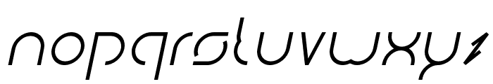 DigitalManItalic-Italic Font LOWERCASE