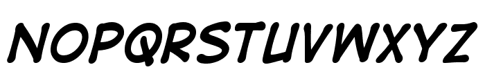 DigitalStripBB-BoldItalic Font UPPERCASE