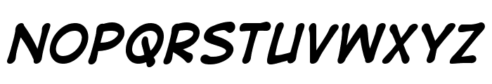 DigitalStripBB-BoldItalic Font LOWERCASE