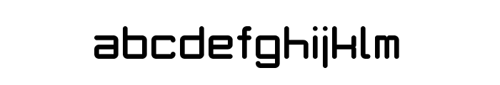 Digitrix Regular Font LOWERCASE