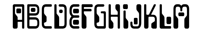 DignityOfLabour-Regular Font UPPERCASE