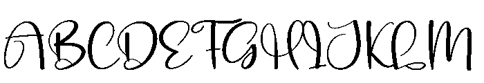 Diligent1 Font UPPERCASE