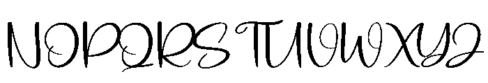 Diligent1 Font UPPERCASE