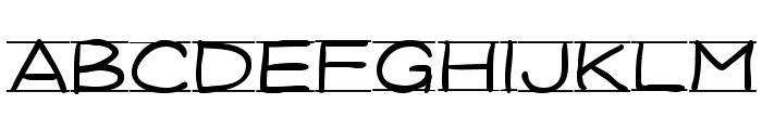 Dimension-Regular Font UPPERCASE