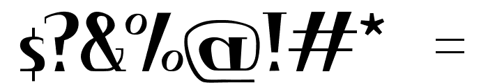 Diminuendo-Regular Font OTHER CHARS