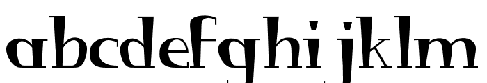 Diminuendo-Regular Font LOWERCASE