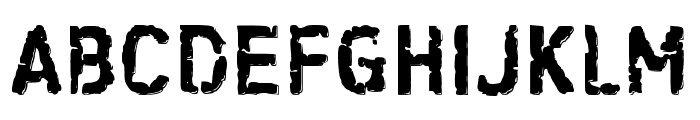 Dinding Font UPPERCASE