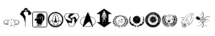 DingTrek II Font UPPERCASE