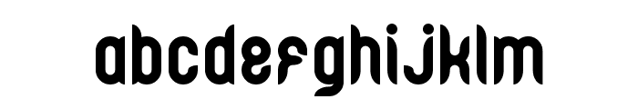 Dinghy Font LOWERCASE