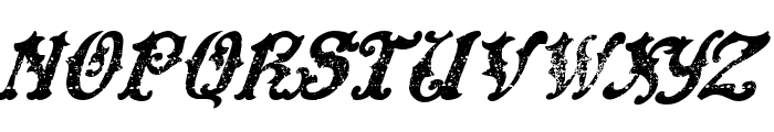 DinglEHuckleberrY-Italic Font UPPERCASE
