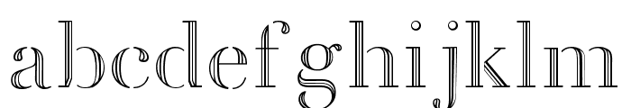 Dinimal  Regular Font LOWERCASE