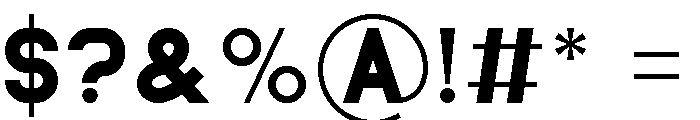 Dinnoz Font OTHER CHARS