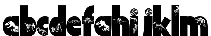 Dinosaur Fossil FONT