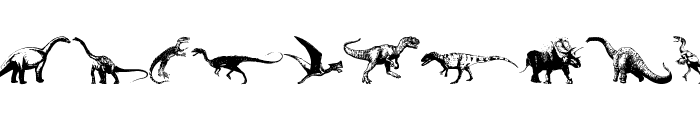 Dinosaurs Font OTHER CHARS