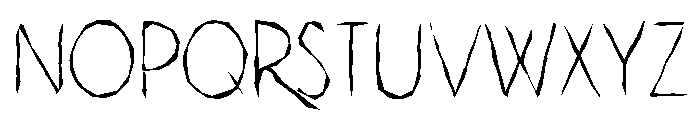 Dinosauruse Font LOWERCASE