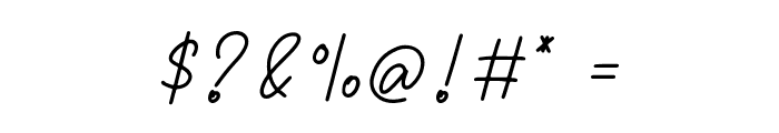 Diolitha - Personal Use Font OTHER CHARS