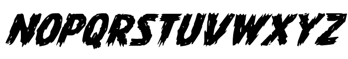Dire Wolf Expanded Italic Font LOWERCASE