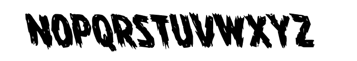 Dire Wolf Rotaleft Font LOWERCASE