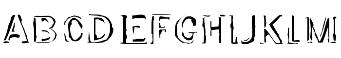 Dirtfont Font UPPERCASE