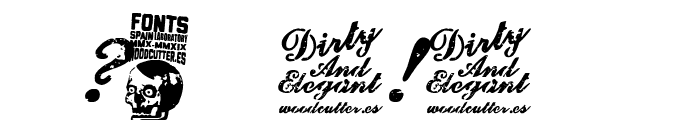 Dirty And Elegant Font OTHER CHARS