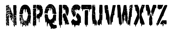 Dirty Stencil Font UPPERCASE