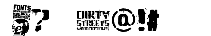 Dirty Streets Font OTHER CHARS