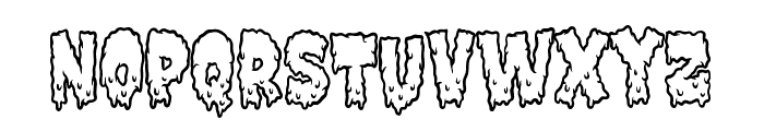 Dirty Zombie Font UPPERCASE