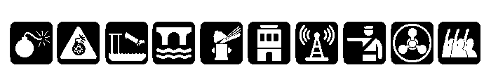 Disaster Font OTHER CHARS