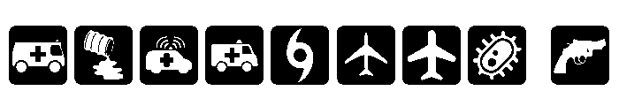 Disaster Font OTHER CHARS