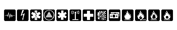 Disaster Font UPPERCASE