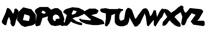 Discharge Font LOWERCASE