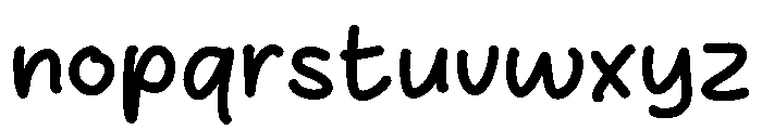 Discipline Notes Font LOWERCASE