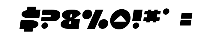 Disco Duck Semi-Italic Font OTHER CHARS