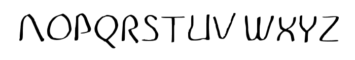 Disco-Grudge Stroked [Window] Medium Font UPPERCASE