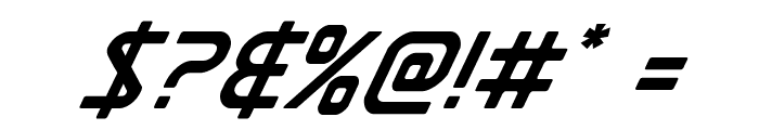 Discotechia Super-Italic Font OTHER CHARS