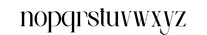 Diseva Font LOWERCASE