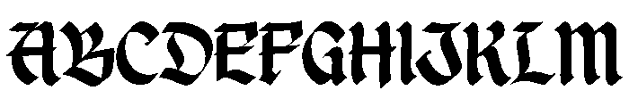 Disgored DEMO Font UPPERCASE