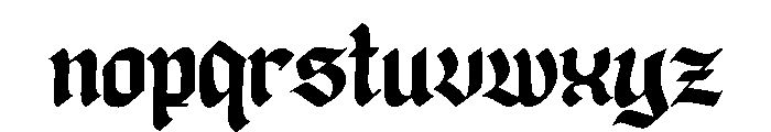Disgored DEMO Font LOWERCASE