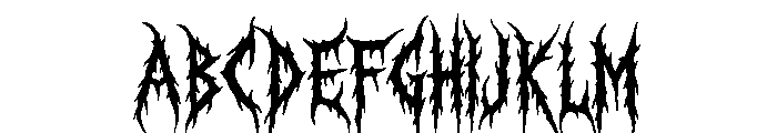 Disgrowl Carnage DEMO FONT