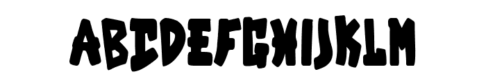Disidencia Rock Font UPPERCASE