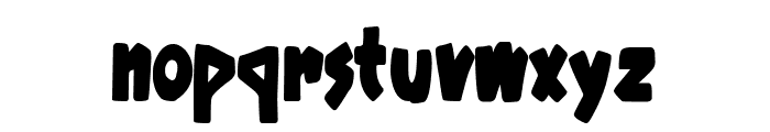 Disidencia Rock Font LOWERCASE