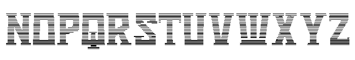 Disk Regular Font UPPERCASE
