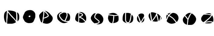 DiskO-MediumInverse Font LOWERCASE