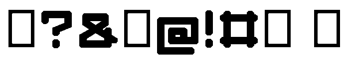 Diska2 Demo Regular Font OTHER CHARS