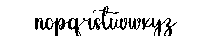 Disney Dreams Font LOWERCASE